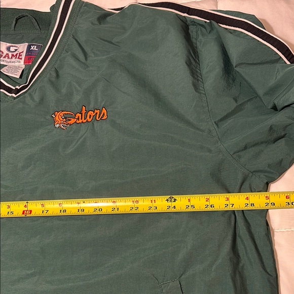 University of Florida Gators Green Pullover V-Neck Jacket - Picture 9 of 11